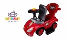 Jeździk dla dziecka z Pchaczem Mega Car 3w1 Czerwony - 7