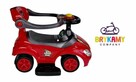 Jeździk dla dziecka z Pchaczem Mega Car 3w1 Czerwony - 4