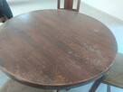 Stół dębowy holenderski okrągły - 3