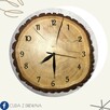 Zegar z drewna, pełna personalizacja 30 cm - 4