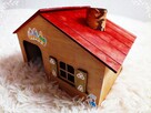 Domek drewniany dla świnki morskiej, szczurek, jeż pigmejsk - 3