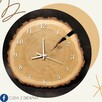 Zegar z drewna, pełna personalizacja 30 cm - 8