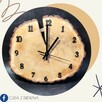 Zegar z drewna, pełna personalizacja 30 cm - 10