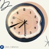Zegar z drewna, pełna personalizacja 30 cm - 5