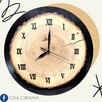Zegar z drewna, pełna personalizacja 30 cm - 14
