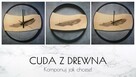 Unikatowy zegar ścienny, w obręczy 40 cm - 7