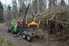 Przyczepa Leśna do drewna URSUS 3t Żuraw Dźwig 4,3 CHWYTAK - 5