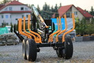 Przyczepa Leśna do URSUS 330 Country 5t Żuraw Dźwig 4,3m TUZ - 11