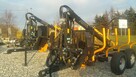 Przyczepa Leśna do drewna 5t URSUS Żuraw Dźwig 4,3 - 7