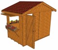 Warzywniak, domek handlowy drewniany sprzedam - 10