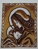 Matka Boska z dzieciątkiem Jezus obraz Maryja haft krzyżykowy - 2