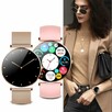 Smartwatch zegarek damski Manta Alexa złoty + różowy pasek - 2
