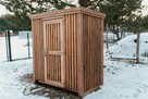 Domek narzędziowy 2 x 1,1m z elewacją lamel pion - 4