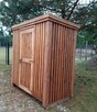 Domek narzędziowy 2 x 1,1m z elewacją lamel pion - 7