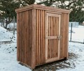 Domek narzędziowy 2 x 1,1m z elewacją lamel pion - 2