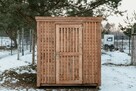 Domek narzędziowy 2 x 1,1m z elewacją lamel pion - 3