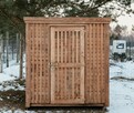 Domek narzędziowy 2 x 1,1m z elewacją lamel pion - 5