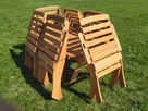Zestaw mebli ogrodowych 6 krzeseł + stół owalny typ X - 5