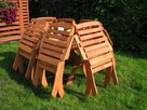 Zestaw mebli ogrodowych 6 krzeseł + stół owalny typ X - 2