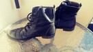 Buty skórzane damskie -38,sznurowane za kostkę - 3