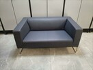 Nowa Sofa biurowa Noti Tritos szara grafit eko skóra FV - 2