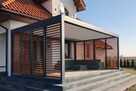 Żaluzjowe ruchome przegrody pergoli, tarasów. - 2