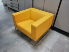 Nowy Fotel biurowy Noti Tritos żółty marigold eko skóra FV - 5