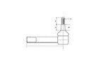 Przegub Kulowy Valtra , Merlo, Case V31952500 - 2