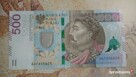 Banknoty 500pln AA AB - 2