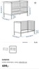 Łóżeczko Ikea sundvik - 2