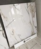 Płytki łazienkowe marmur biały złoty Calacatta gold 60x60 - 6