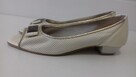 Buty damskie – skórzane sandały „Neścior”, do sprzedani - 4