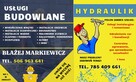 Usługi Hydrauliczne Konin i okolice. Interwencje 24h - 3