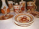 naczynia ceramiczne , ozdobne , ręcznie malowane - 1