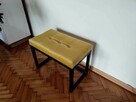 Pufa ławeczka siedzisko ławka tapicerowana stalowa LS002 - 9