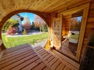 Sauna ogrodowa SPA Panorama 4 x 2,45 m przedsionek piec - 14
