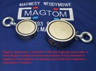 Magnes neodymowy z uchem do wody F 300 Gold Magtom - 5