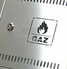 Drzwiczki rewizyjne gazowe 250x250 INOX - 2