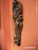Stara duża figura Matka Boża z dzieciątkiem Jezus na ścianę - 4