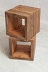Szafka-kubik ze starego drewna - 2