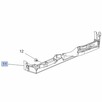 Opel Astra K 5 V wzmocnienie górne pasa przedniego 39024196 - 9
