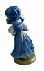 Figurka porcelanowa - dziewczynka z harfą i psem - 7