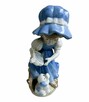 Figurka porcelanowa - dziewczynka z harfą i psem - 2