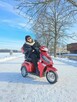 Elektryczny trójkołowy skuter Fasti 3 Max z uchwytem na kule - 4