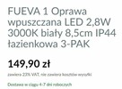 FUEVA 1 Oprawa wpuszczana LED 2,8W 98633 EGLO - 7