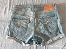 niebieskie krótkie spodenki szorty jeansowe dżinsowe denim - 2