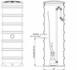 PRZEPOMPOWNIA DN 600 H180cm Z POMPĄ WQ1,1kW z ROZDRABNIACZEM - 4