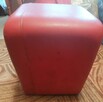 Duży czerwony puf (podnóżek, siedzisko) - 6