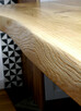 Stół dębowy na metalowych nogach, styl loft - 3