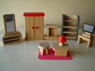 Drewniane mebelki do domku dla lalek – salon - 3